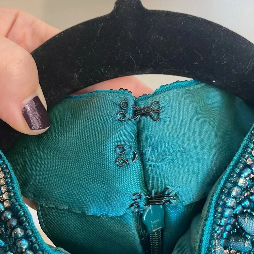 Embellished Theia Ball Formal Gown - Picture 10 of 17